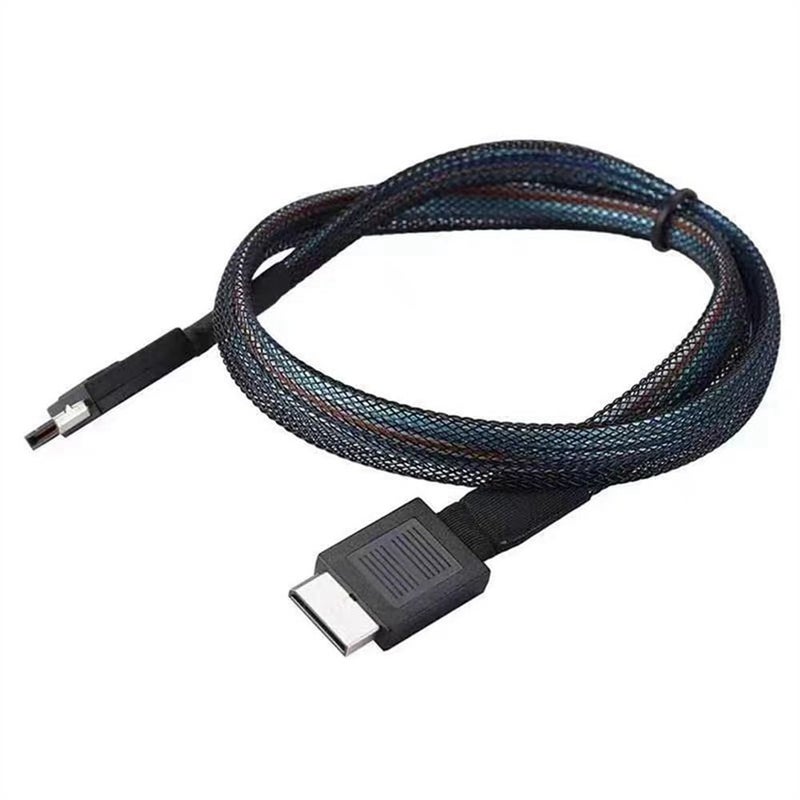 كابل Mini SAS SFF 8611 PCIe 4.0 للأقراص الصلبة لبطاقة مصفوفة الخادم متعددة الوظائف - Image 1